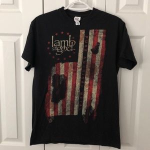 Pre-Owned Lamb of God T-Shirt Size Medium
